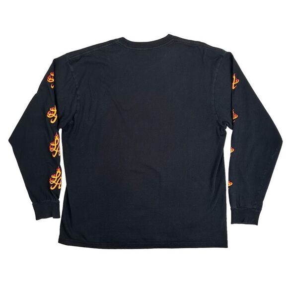 Hot Rod LA Flames Long Sleeve T-Shirt Size Large - Picture 4 of 6